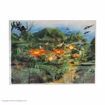 اسباب بازی جنگی مدل سرباز و پادگان کد 1 مجموعه 31 عددی