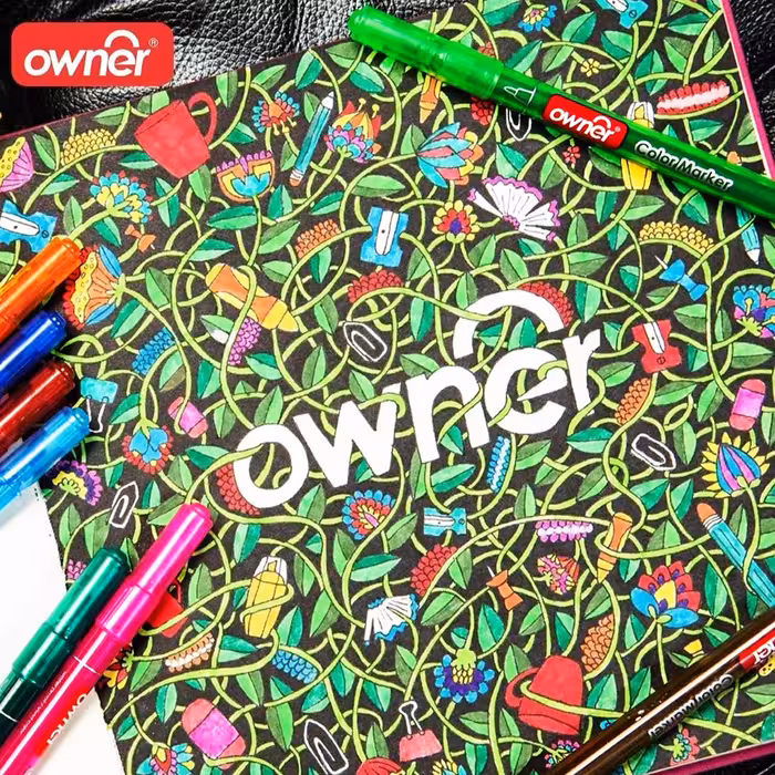 ماژیک رنگ آمیزی12 رنگ اونر مدل هیولا