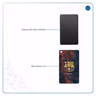 برچسب پوششی ماهوت مدل BARCELONA-2 مناسب برای تبلت شیائومی Mi Pad 4 2018