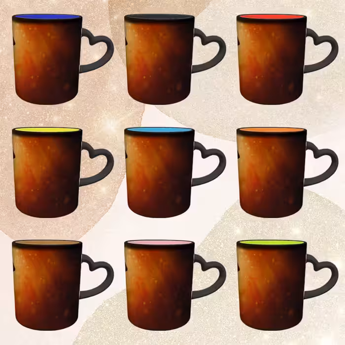 ماگ حرارتی مدل دسته قلبی طرح رونالدو کد 138