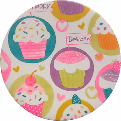 بشقاب دیوارکوب سفالی مدل تولد کد 1 مجموعه 4 عددی