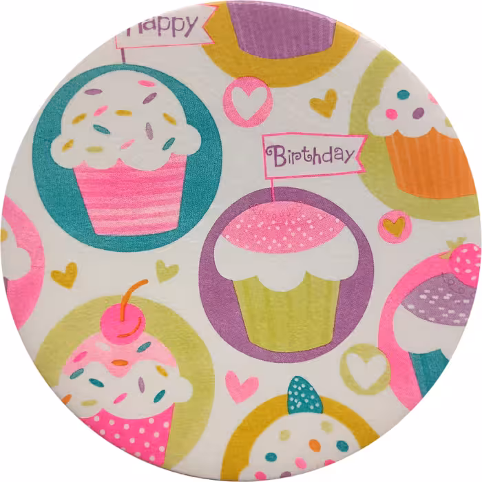 بشقاب دیوارکوب سفالی مدل تولد کد 1 مجموعه 4 عددی