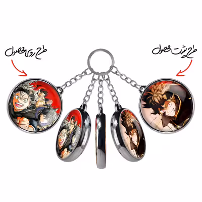 جاکلیدی خندالو طرح آستا انیمه مدل دوطرفه کد 1172611717