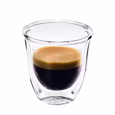فنجان دلونگی مدل دوجداره espresso کد DLSC310 مجموعه 2عددی