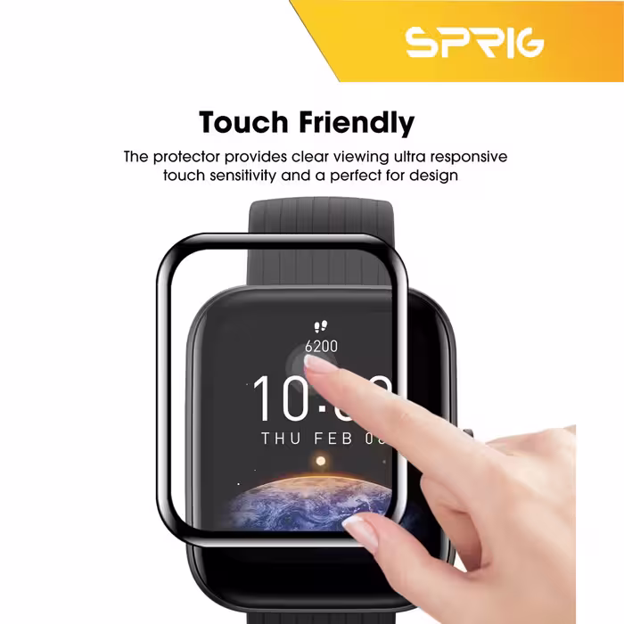 محافظ صفحه نمایش نانو اسپریگ مدل SPG مناسب برای ساعت هوشمند امیزفیت Bip U / Bip U Pro بسته سه عددی
