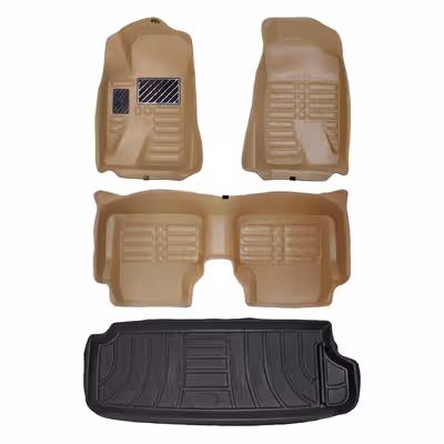     کفپوش پنج بعدی خودرو پانیذ مدل EVA مناسب برای پژو 405 دوگانه سوز به همراه کفپوش صندوق