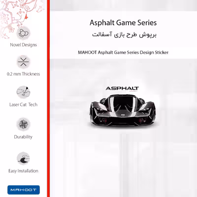 برچسب پوششی ماهوت مدل Asphalt Game Series مناسب برای گوشی موبایل نوکیا C31