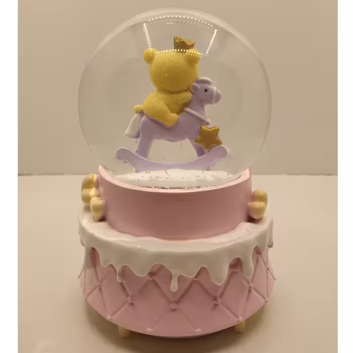 گوی موزیکال مدل پمپی تولد و شادی خرس