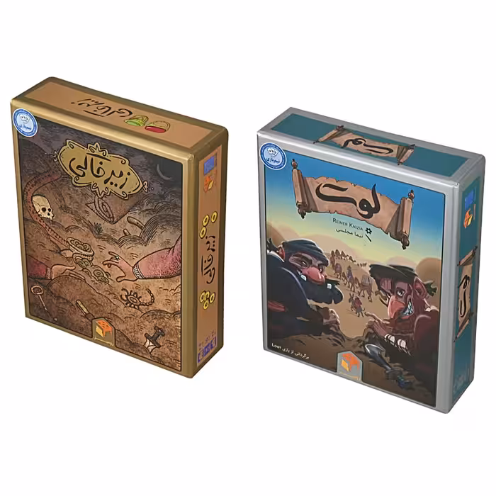 بازی فکری طرح زیر خاکی و لوت مدل 01 مجموعه 2 عددی