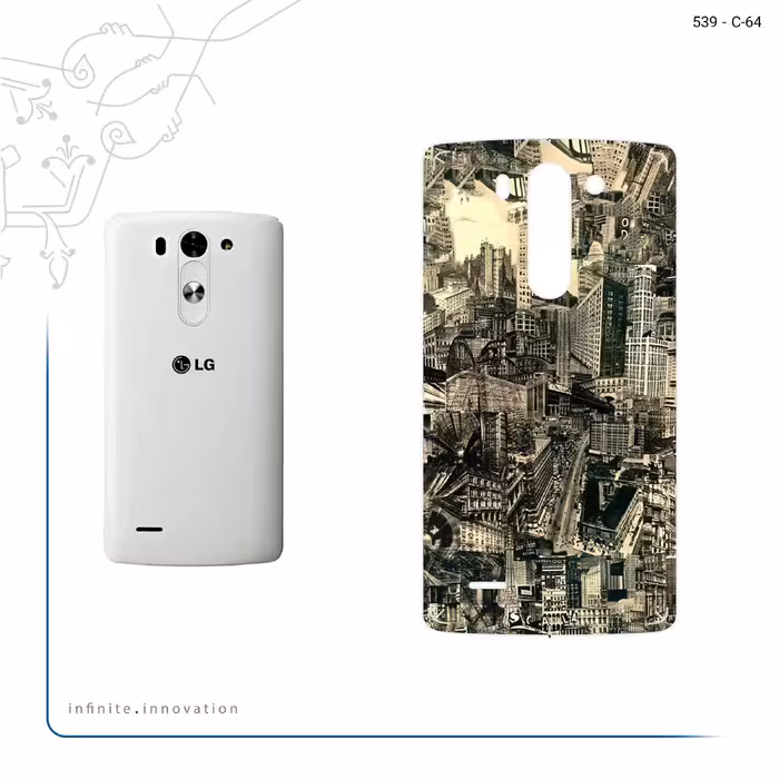 برچسب پوششی ماهوت مدل Collage of Skyscraper مناسب برای گوشی موبایل ال جی G3 Beat