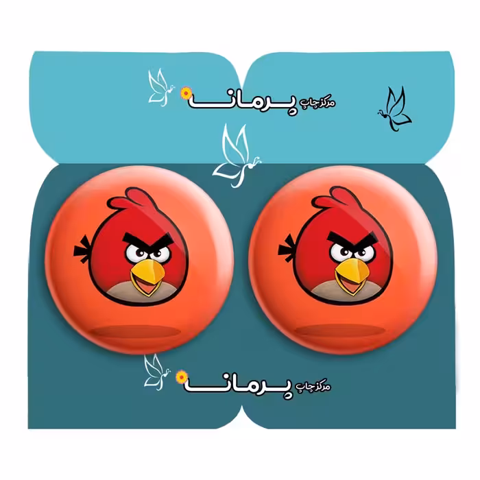  پیکسل پرمانه طرح پرندگان خشمگین انگری برد کد pm2n.15463 مجموعه 2 عددی