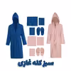 سرویس حوله پالتویی  12 تکه بومرنگ مدل Monica-3