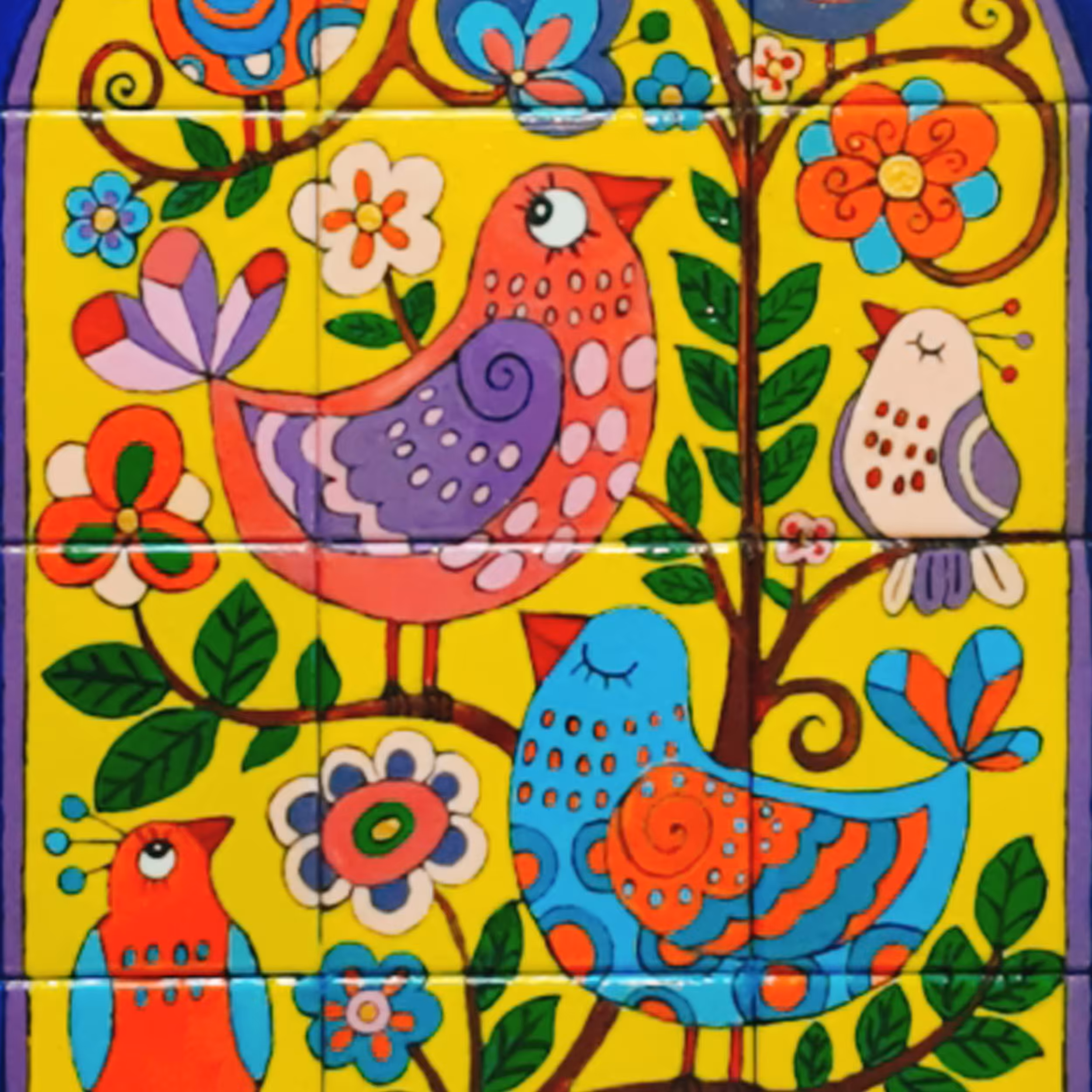 تابلو کاشی طرح فانتزی مدل E77