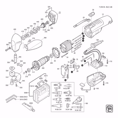 قیچی برقی فاین مدل  BLS 1.6 E