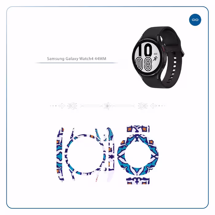 برچسب ماهوت طرح Homa Tile مناسب برای ساعت هوشمند سامسونگ Watch4 44mm