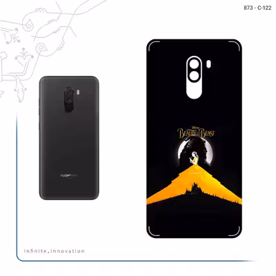 برچسب پوششی ماهوت مدل Beauty and the Beast مناسب برای گوشی موبایل شیائومی POCOPHONE F1