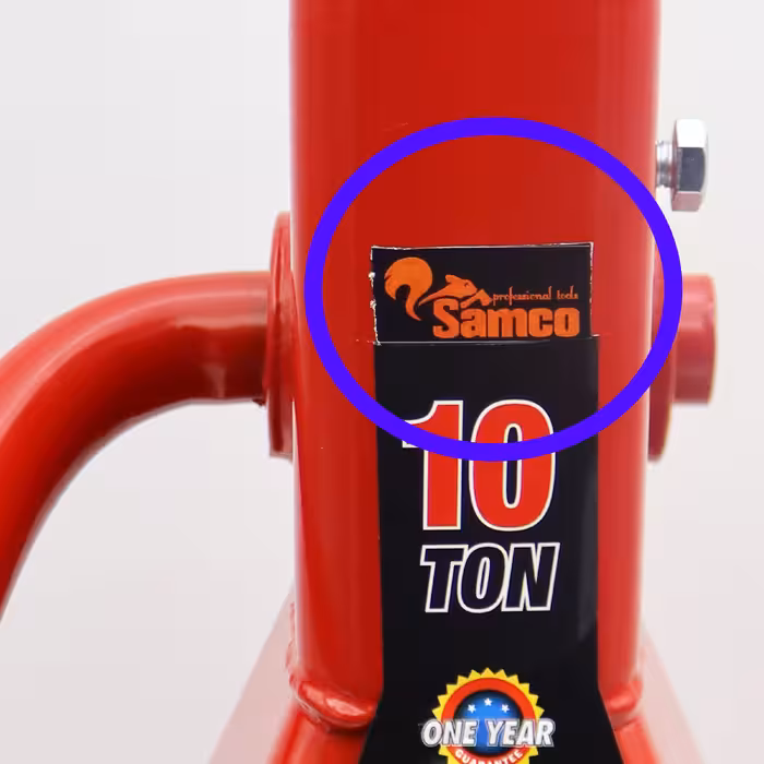 خرک خودرو سامکو مدل دنده ای کد YP-10000KG ظرفیت 10 تن مجموعه 2 عددی