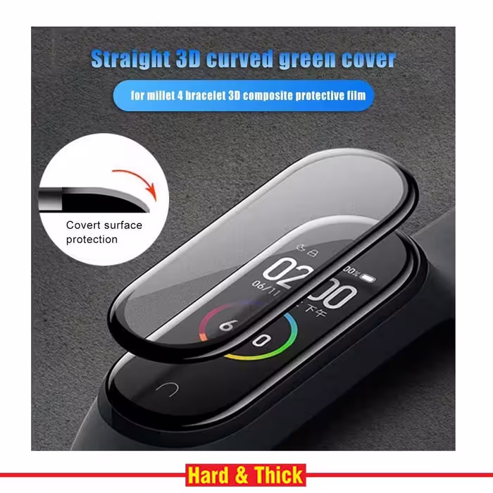 محافظ صفحه نمایش نانو هارد اند تیک مدل NHT مناسب برای ساعت هوشمند شیائومی Mi Band 7 بسته سه عددی