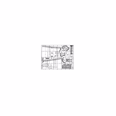 الگو خیاطی تاپ زنانه بوردا استایل کد 6532 سایز 34 تا 46 متد مولر