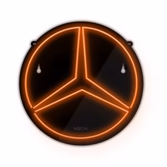 چراغ دیواری نئون دیزاین طرح Benz-BL_ORG