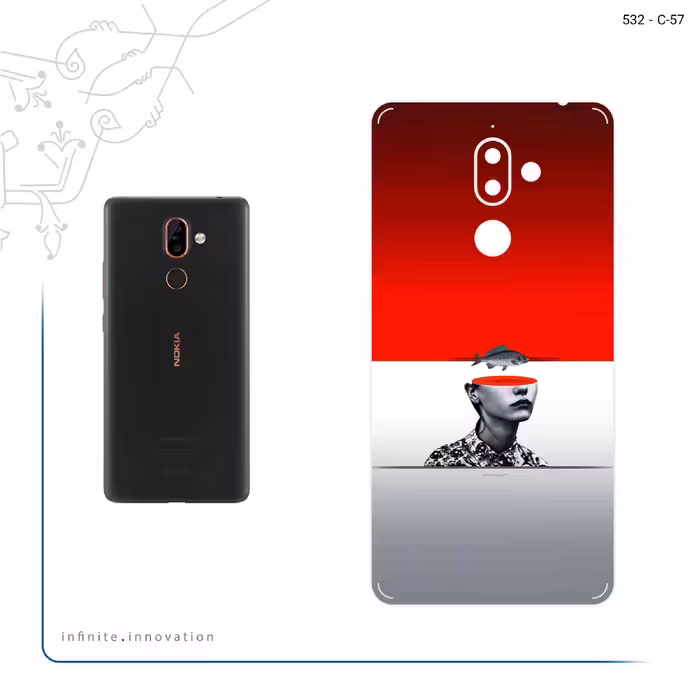 برچسب پوششی ماهوت مدل Collage of surreal Portrait of Women 1 مناسب برای گوشی موبایل نوکیا 7 Plus