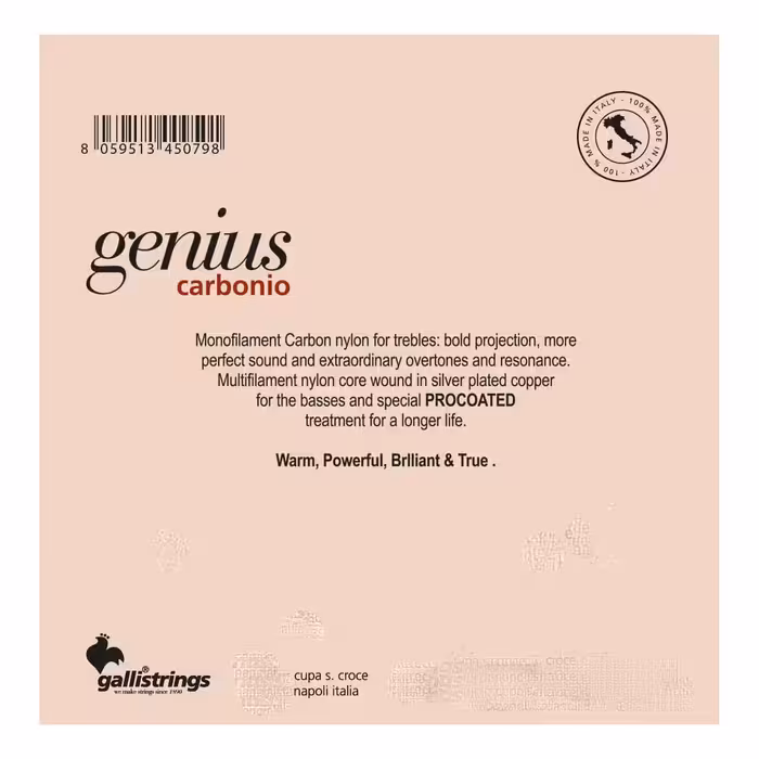 سیم گیتار کلاسیک گالی مدل کربن GR95