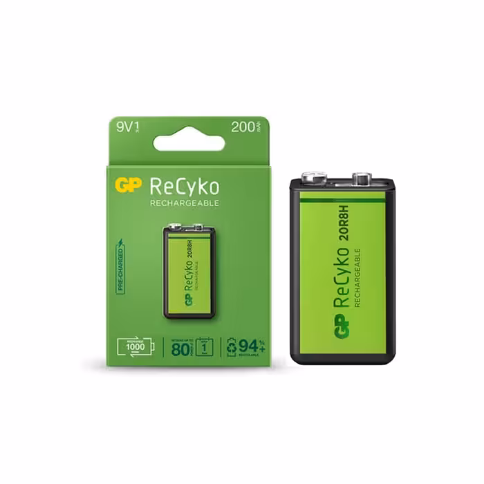 شارژر باتری بستون مدل C802 به همراه باتری کتابی قابل شارژ جی پی