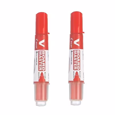 ماژیک وایت برد پایلوت مدل V Board master-B بسته دو عددی