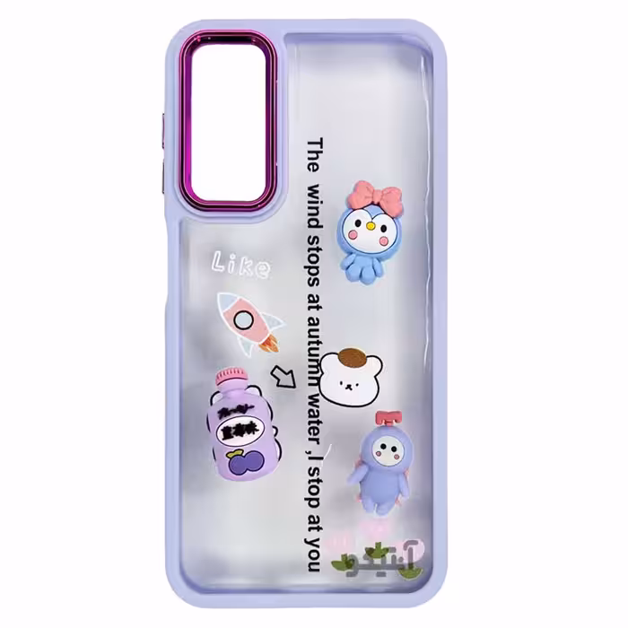 قاب Metal Iron عروسکی برجسته مناسب برای Samsung A24-کد1222