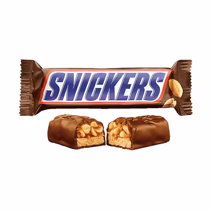 شکلات کاکائویی بادام زمینی اسنیکرز 50 گرمی