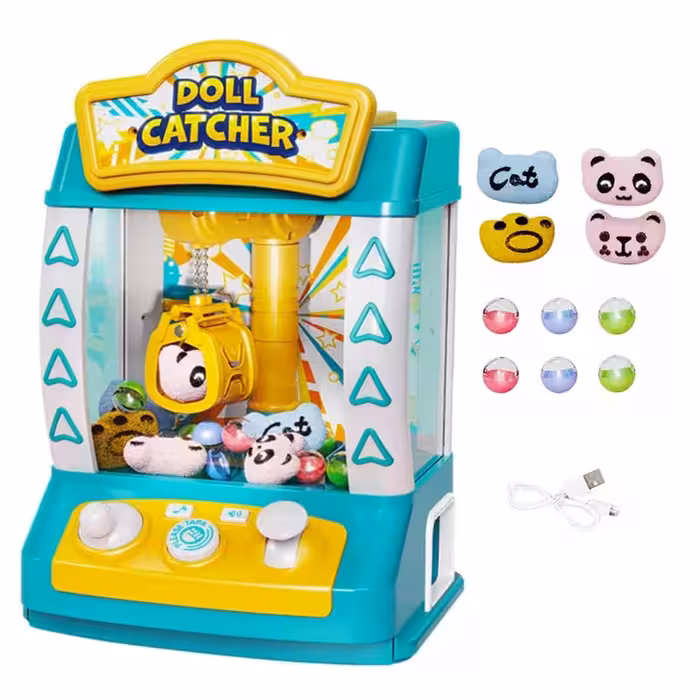 اسباب بازی مدل دستگاه شهربازی طرح چنگک شانسی مجموعه 12 عددی کد 1001A