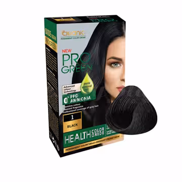 کیت رنگ موی بدون آمونیاک کلینیک کیندی Cleanicشماره 1