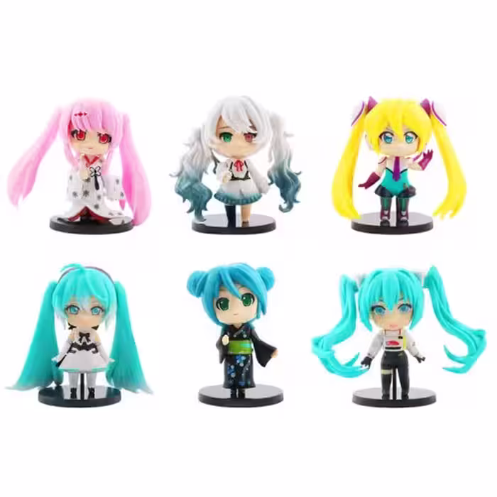 فيگور هاتسونه Hatsune Miku مجموعه 6 عددی