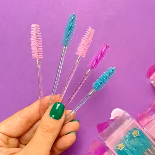 برس / براش مژه و ابرو اکلیلی بسته 5 عددی