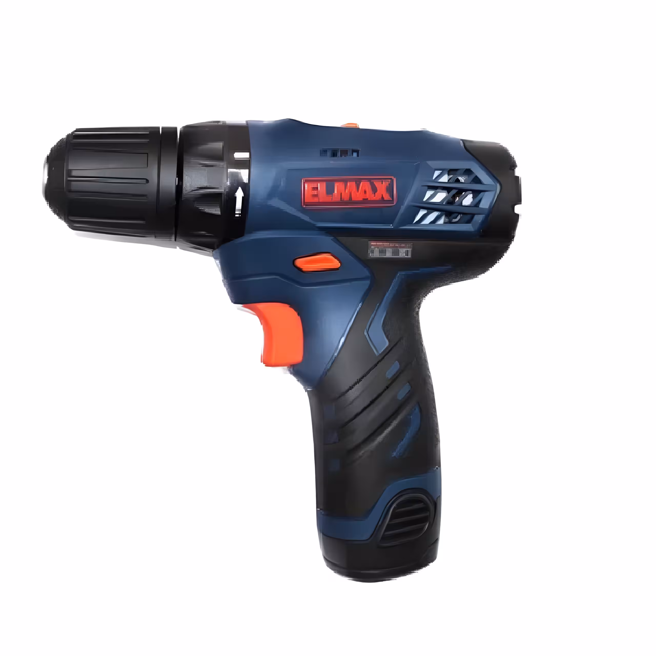 دریل شارژی 12 ولت 10 میلی‌متر دو دور خانگی المکس C.D 1701