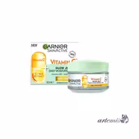 ژل کرم آبرسان ویتامین سی گارنیر 48 ساعته مدال Vitamin C Glow Jelly حجم 50 میلی‌لیتر