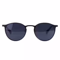 عینک آفتابی پلیس فریم گرد آلومینیومی مشکی 6103/1