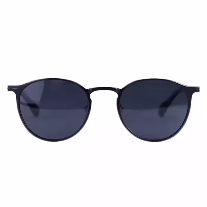 عینک آفتابی پلیس فریم گرد آلومینیومی مشکی 6103/1