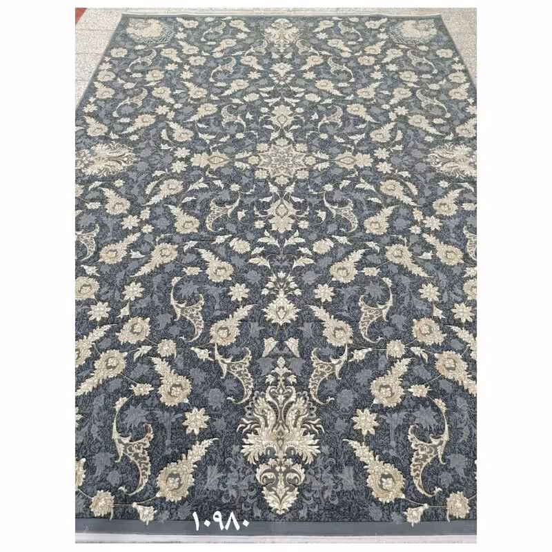 فرش ماشینی کاشان700شانه100درصدآکرلیک6متری کد10980(باارسال رایگان)