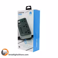 چند راهی برق KingStar KPS5109 3 port Black طول 2m