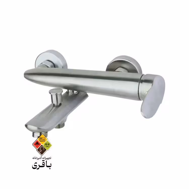 شیر حمام راسان مدل رابیت کروم مات