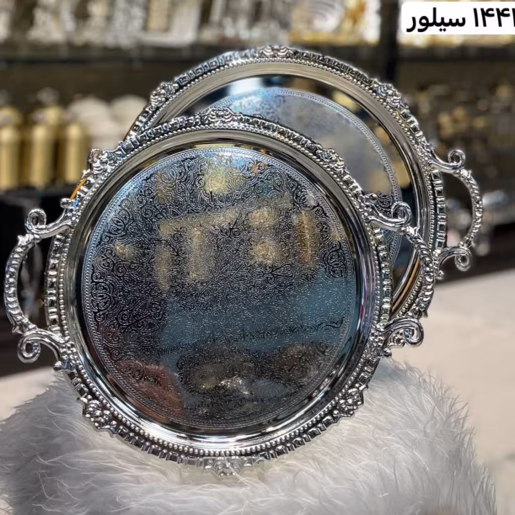سینی استیل 2تیکه خارجی