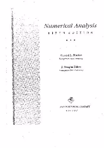 خرید و دانلود نسخه کامل کتاب Numerical Analysis
