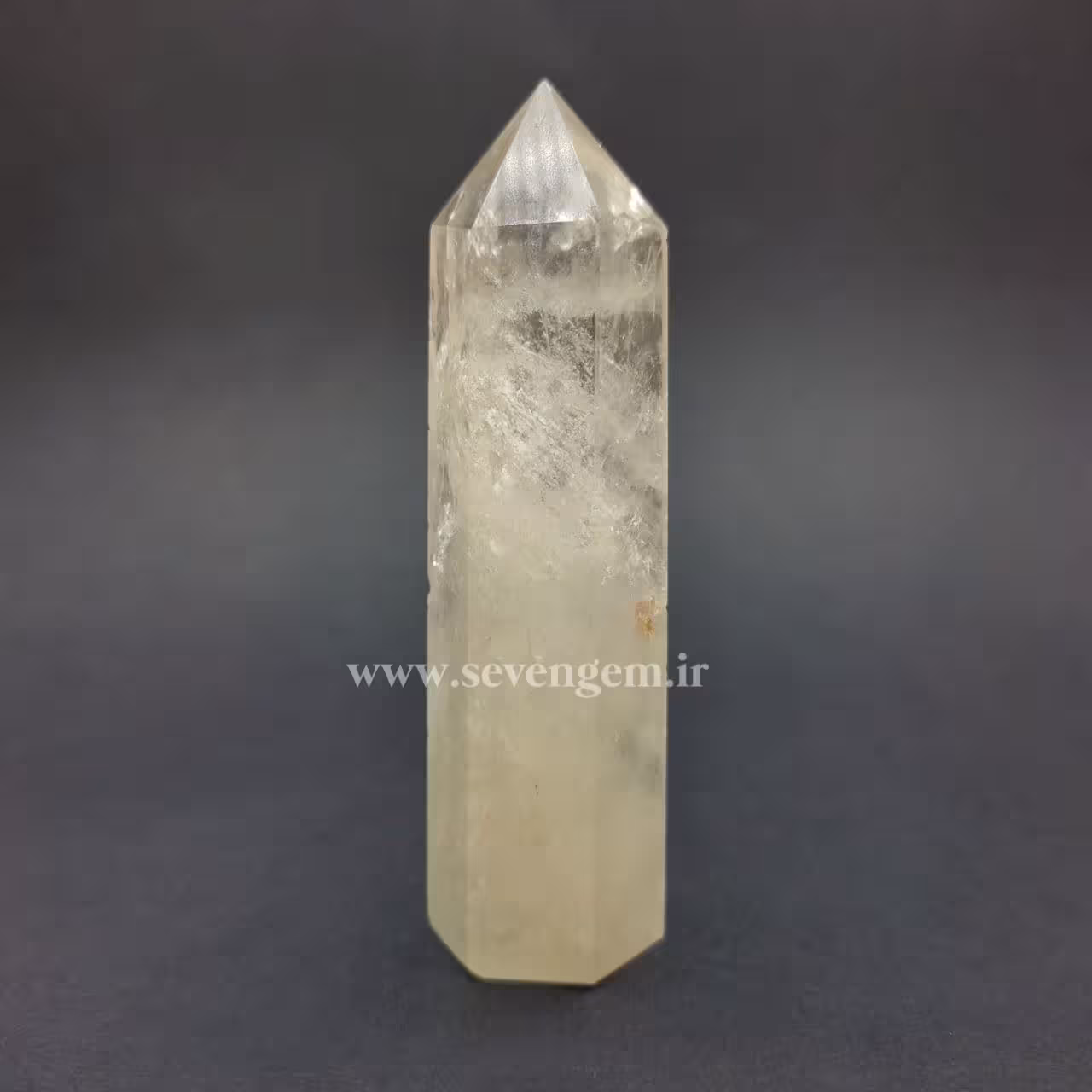 منشور سنگ کریستال کوارتز یخی (کد358)