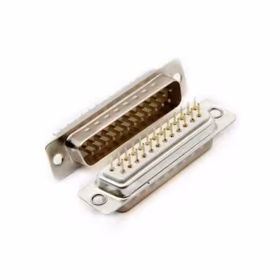 کانکتور DB-25 نری روبردی, DB-25 male straight board mount connector