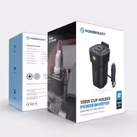 اینورتر پاورولوژی مدل powerology CUP HOLDER POWER INVERTERتوان150 W