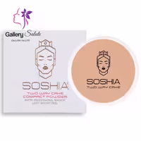 پنکیک ابریشمی دوکاره سوشیا SOSHIA Two Way Cake Compact Powder