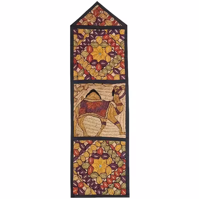 دیوارکوب 3 جیبه کد JAAB43 سوزن دوزی ابریشم