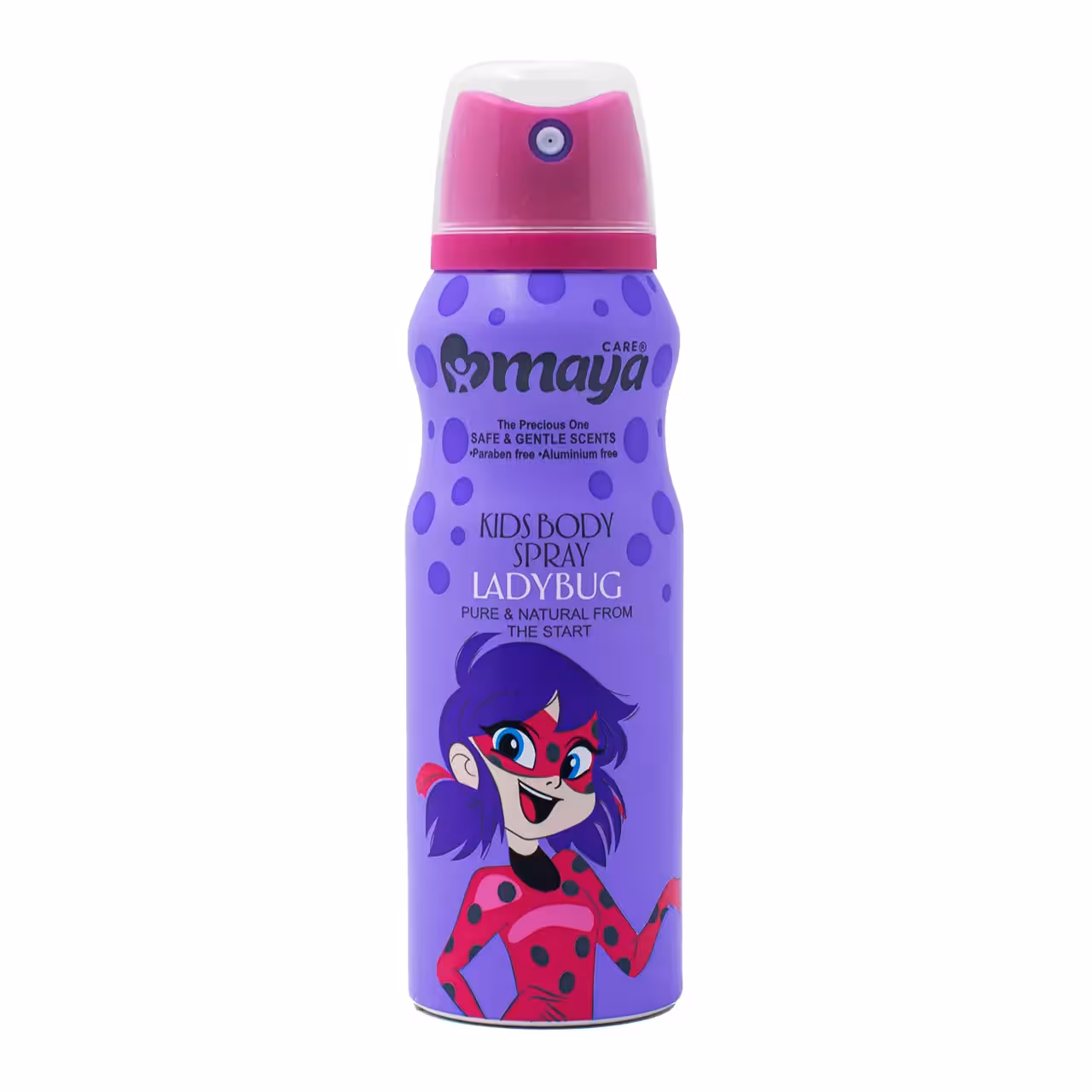 اسپری بدن کودک مایا مدل کفشدوزکی حجم 130 میلی لیتر