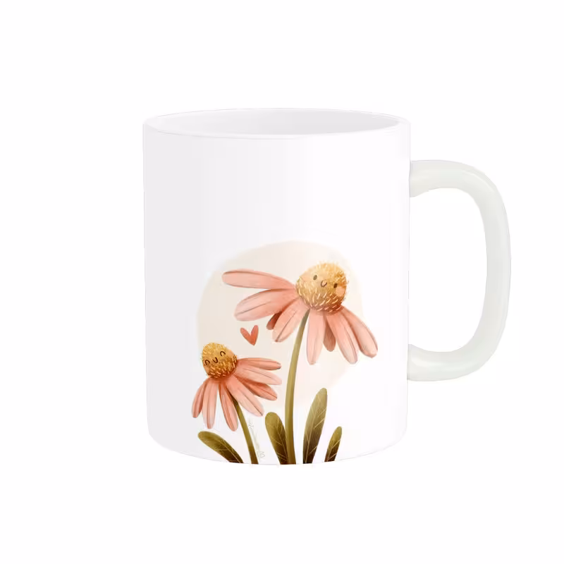 ماگ طرح گل کد 314